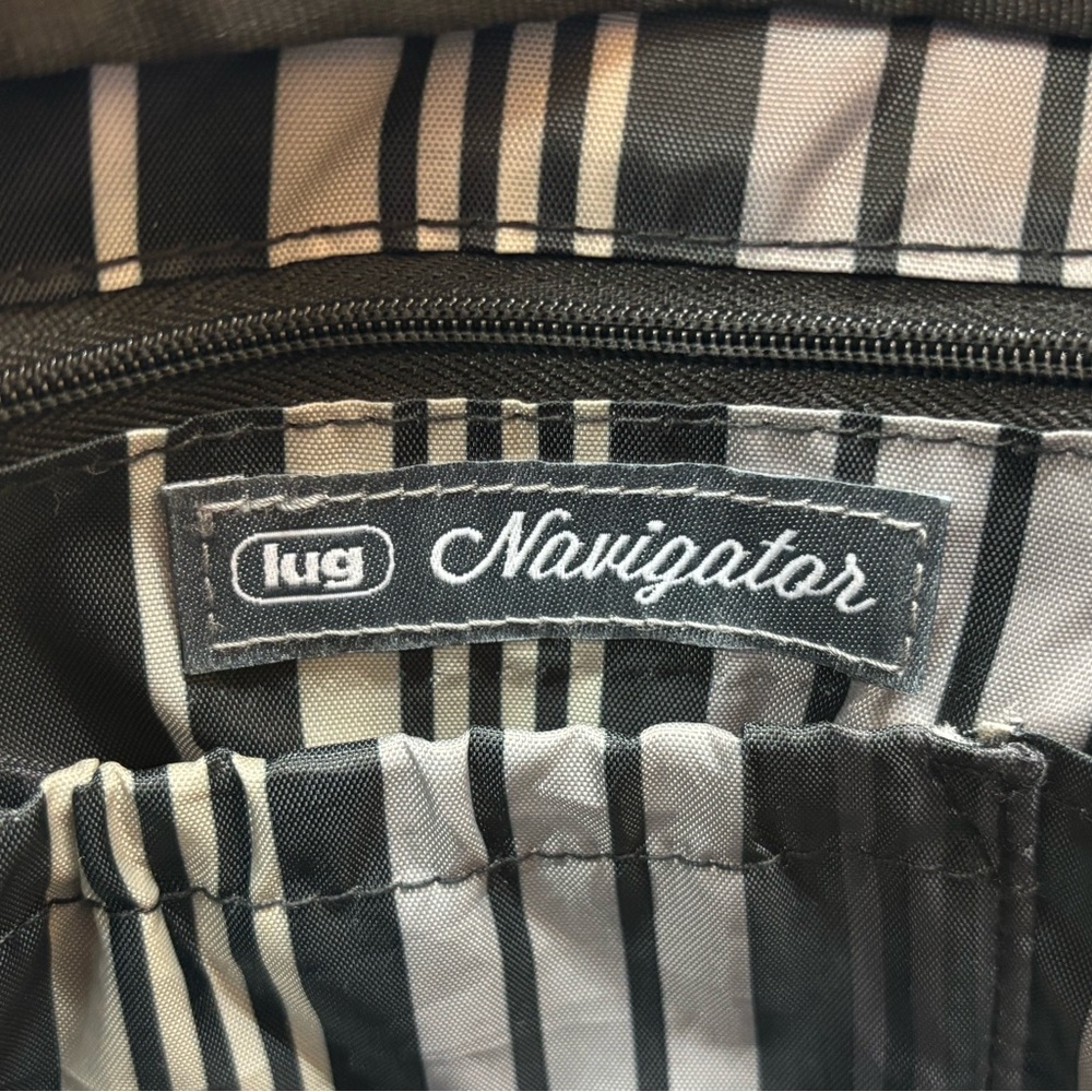 LUG Navigator Crossbody Bag Charcoal Gray LIKE NEW - Picture 3 of 7